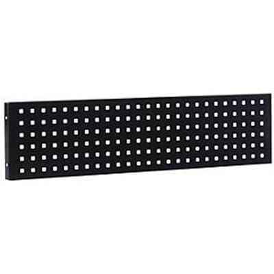 Schulte Lagertechnik Afscherming voor uitschuifbaar baliesysteem MULTIplus, B 1000 x H 250 mm, geperforeerde staalplaat, zwart