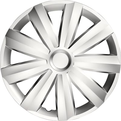 Carpoint Wieldoppen Venture 16 Inch Abs Zilver Set Van 4