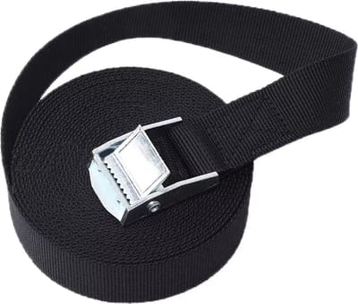 Actie4you® - Spanbanden - 3 meter - 1 stuk - Sjorbanden - Fiets spanbanden met klemgesp - Bindriemen – Zwart