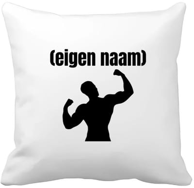 Akyol - fitness man met eigen naam Kussen hoes - Fitness - atleten/sport liefhebbers - sport - fitness - bodybuilder - verjaardag - cadeau - kado - 40 bij 40 cm
