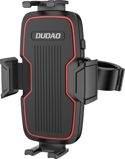 Dudao Universele Telefoon Motor Stuurhouder (4.6-10 cm breed) Zwart-Rood