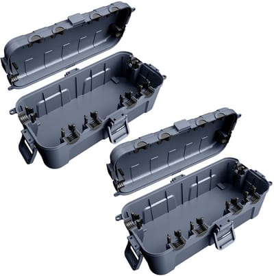Kabeldoos voor buiten, IP54 waterdicht, weerbestendige kabeldoos, bescherming voor verlengsnoeren, stopcontactstrips en stekkerdozen (29 cm × 13,2 cm × 10 cm