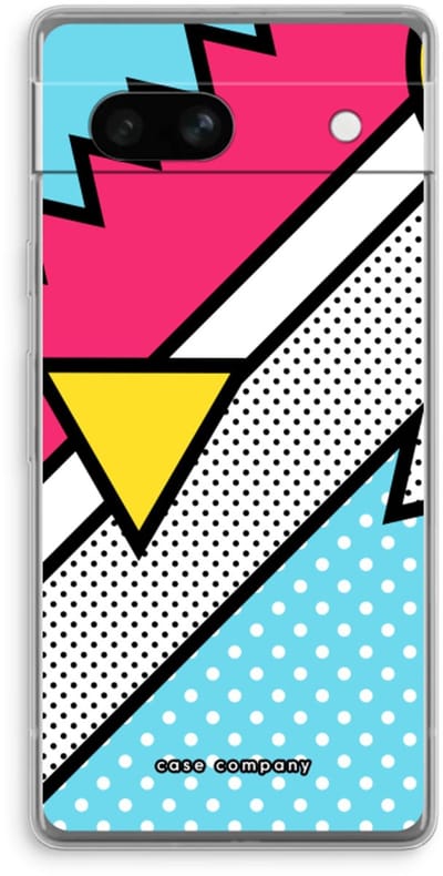 Case Company® - Hoesje geschikt voor Google Pixel 7A hoesje - Pop Art #3 - Soft Cover Telefoonhoesje - Bescherming aan alle Kanten en Schermrand