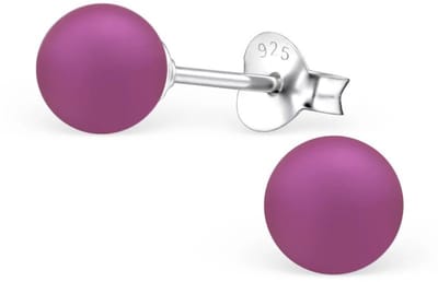 Aramat Jewels | Oorbellen | Zilveren Parel Oorbellen - Tijdloze Elegantie | 6mm / Licht Grijs | | | Zilver | Kinderen, Volwassenen | Verkleurd niet
