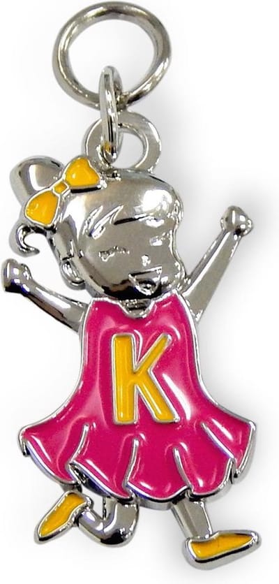 Bedeltje - K - Meisje - Charms for you