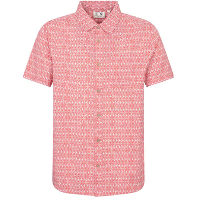 Mountain Warehouse Heren Preston Illustratie Shirt (Vuurkoraal)