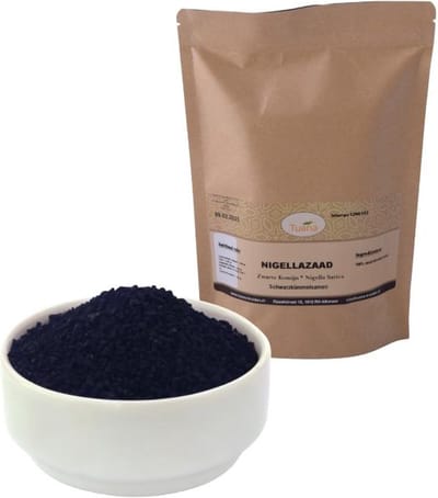 Tuana Kruiden - Nigellazaad (zwarte Komijnzaad) Nigella Sativa - Zak 1000 Gram - Tuanashop - KZ0186