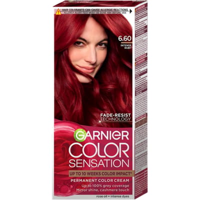 Garnier Color Sensation Intense Ruby 6.60 Permanent Hair Dye