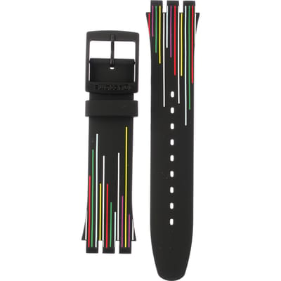 Swatch Plastic - Originals Large (41mm) SUO/SO29/SO32 ASUOB729 SUOB729 Nuit D'Ete Horlogeband