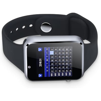 Waterdicht Multifunctioneel Unisex Fitness Workout Sport Zwart Telefoon Intelligente Horloge Mode