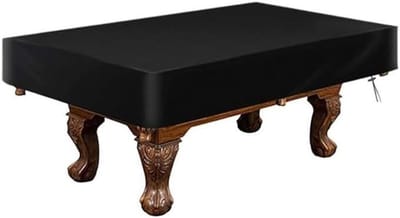Tafelhoes Biljart - Pooltafel Beschermhoes - Tafel Beschermen - Waterdicht Oxford Materiaal - 235 x 133 x 21 cm - Zwart