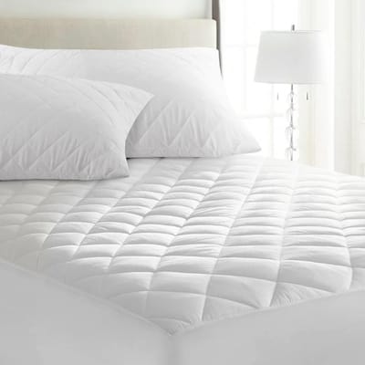 Famanu – Extra diepe microvezel matrasbeschermer voor tweepersoonsbed, anti-allergie uitvoering