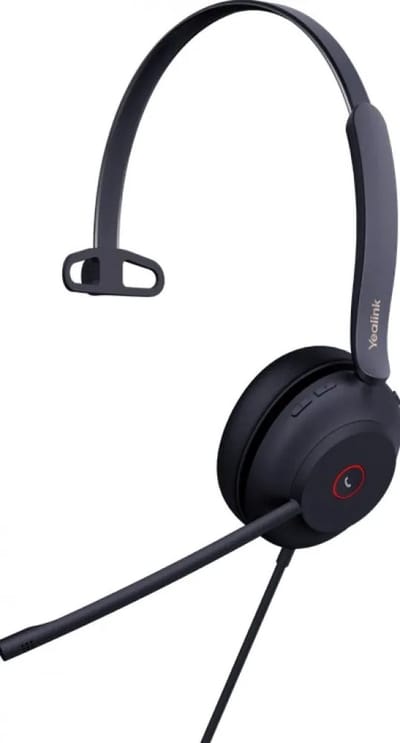 Yealink UH37 Mono Teams - Headset - Bedraad - USB - ruisonderdrukking - zwart