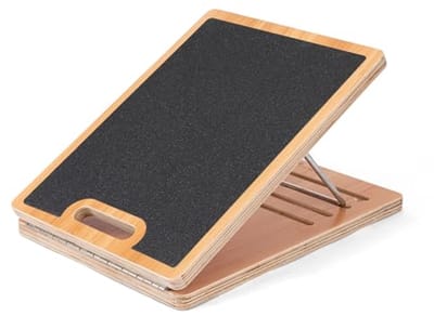 Verstelbare houten schuine plank - ideaal voor kuitrekken en revalidatie