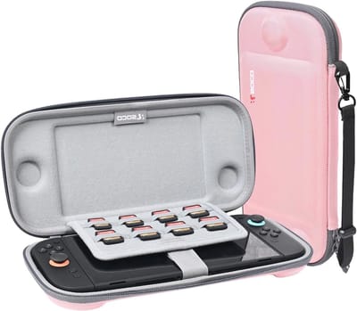 Beschermhoes voor Nintendo Switch 2 Console - Roze - Schokbestendig, Lichtgewicht en Duurzaam