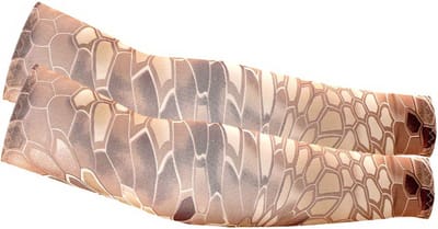 Bovista Armstukken - Armwarmers Heren & Dames - Polswarmers - Beige Slangenhuid
