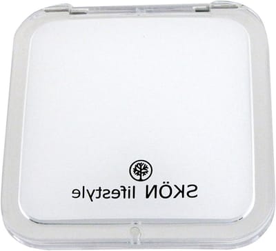 Compacte Glas Spiegels - Zakspiegel Make-up - Make-up Aanbrengen - 15x Vergroting - 3.2x3.25 inch - Wit