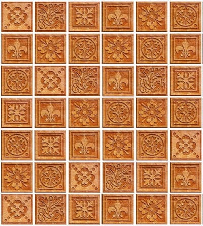 Fotobehang - Granite Tiles 225x250cm - Vliesbehang