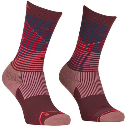 Ortovox All Mountain Mid Lange Sokken Rood EU 42-44 Vrouw