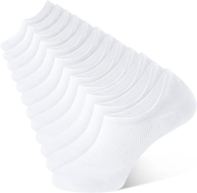 Sokken Heren Dames 39-42 43-46 Sneakersokken met Antislip Siliconen Katoen Ademende Korte voor Zomer 6 Paar