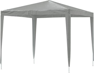 Partytent - Evenementen tent - Feestelijke bijeenkomsten - Weerbestendig PE - 250 x 250 cm - Lichtgrijs