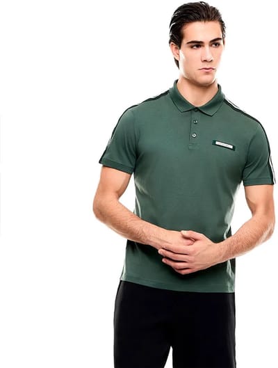 Ea7 Emporio Armani 7m001477_af10375 Korte Mouw Poloshirt Groen M Man