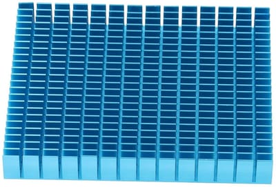 Koelblok Aluminium - Warmteafvoer Plaat - Elektronica Koelen - Anodische Oxidatie - 150x120x20mm - Grijs