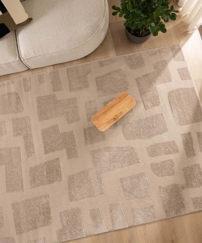 Scandinavisch vloerkleed - Contour Stone beige 160x230