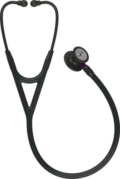 Littmann Cardiology IV, Zwart / Black edition / Paarse steel