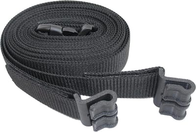 Bevestigingsriem - Spanband Sjorband - Zware Lasten Zekeren - Verstelbare Lengte - 115kg Draaglast - Zwart