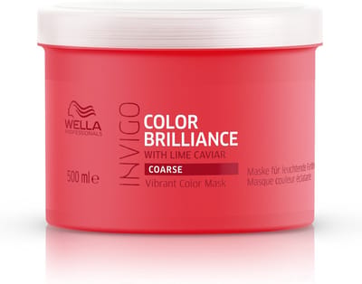 Wella Brilliance Haarmasker weerbarstig haar -500 ml - Haarmasker droog haar - Haarmasker beschadigd haar