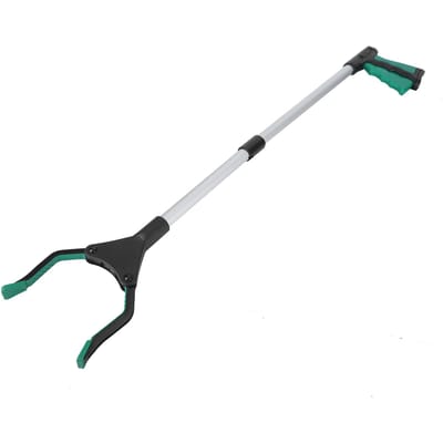 Multifunctionele Opvouwbare Lange Afvalklemmen Grijper Pickers Gereedschap Sanitair Reinigingsmiddelen Groen