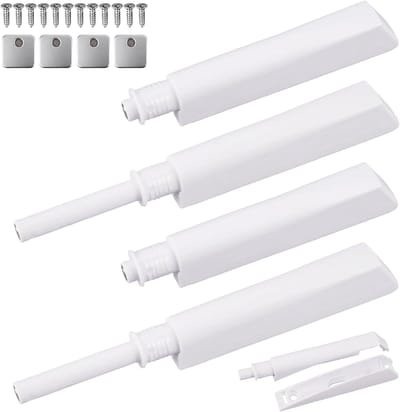 4 Stuks Magnetische Push-to-Open Deuropener voor Kasten en Lades, Ideaal voor Gemakkelijk Toegang en Sluiten, Geschikt voor Keuken en Badkamer