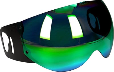 ROOF Boxer V8 helm vizier - groen - UV-bestendig - krasbestendig