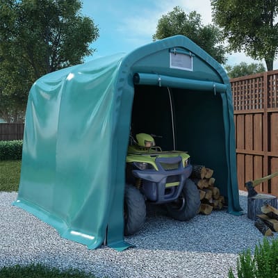 vidaXL - Garagetent - 2,4x2,4 - m - PVC - groen
