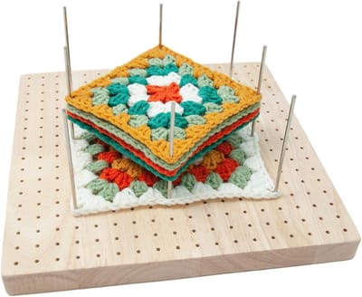 Brei Blokkeerplank - Houten Plank - Haken Quilten - 324 Gaten - 235 cm - Houtkleur