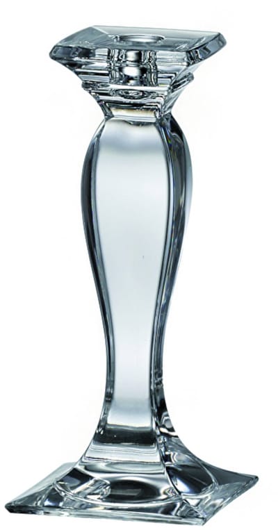 Echte kristallen kandelaar met 24% lood - PRINCE - Bohemia Kristal - kaarsenhouder 20 cm