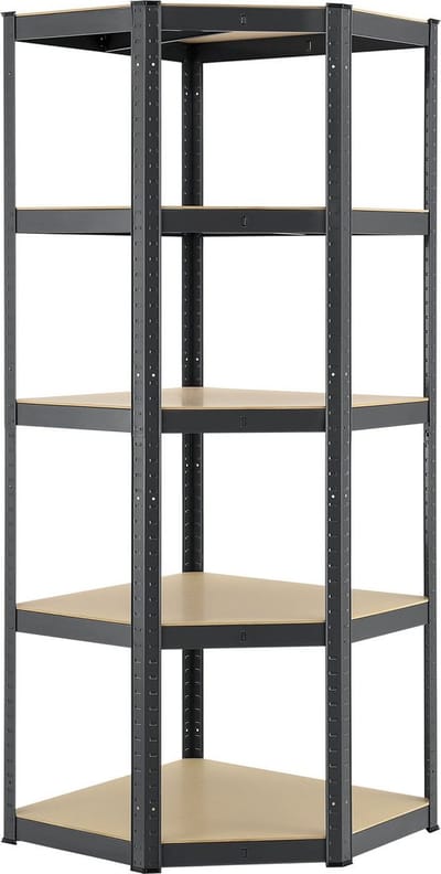 Stellingkast / Magazijnstelling / Opbergkast - Corner Basic - 180 x 70 cm - Grijs