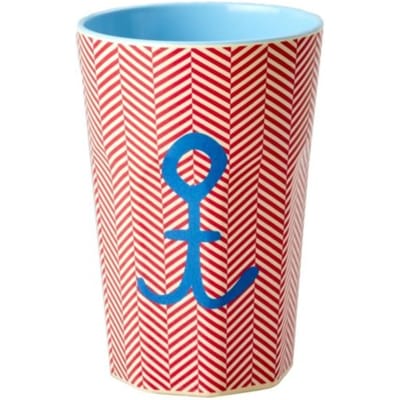 Rice melamine beker groot anchor