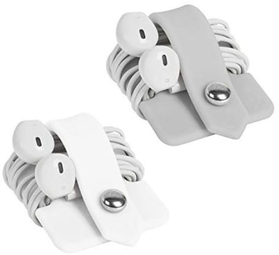 Cord Organizer voor Oordopjes en Hoofdtelefoons - Set van 2 - Oordopjes Houder en Kabel Winder