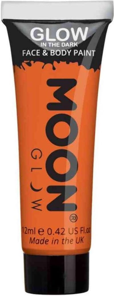 Moon Creations - Moon Glow - Glow In The Dark Schmink - Oranje