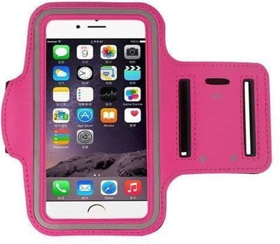 Roze Sportarmband Hardloopband Pearlycase Hoesje Geschikt voor Sony Xperia XZ2 Compact