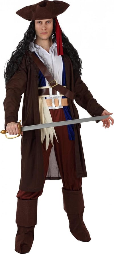 ATOSA - Zeerover piratenkostuum voor mannen - XL