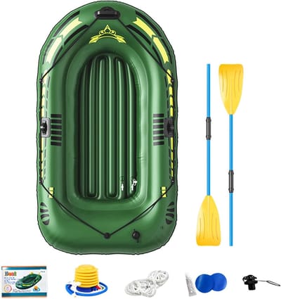 Opblaasbare Kajak - Canoë Boot - Waterpret - Snelle Opzet - 192 cm - Legergroen