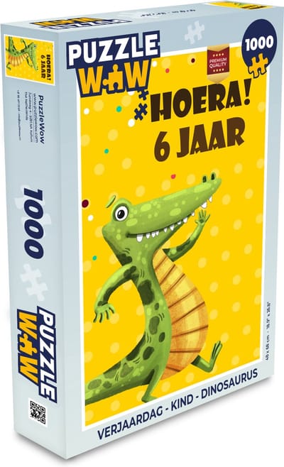 Puzzel Verjaardag - Kind - Dinosaurus - Legpuzzel - Puzzel 1000 stukjes volwassenen