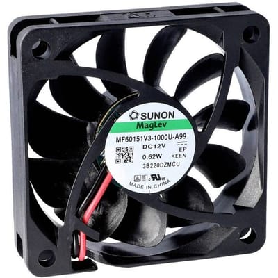 Sunon MF60151V3-1000U-A99 Axiaalventilator 12 V/DC 29.89 m³/h (l x b x h) 15 x 60 x 60 mm