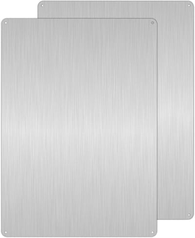 DIY Aluminium Plaat 25x35cm voor Labeling, Zeefdruk, Laserdruk - Lege Blad voor Creatieve Projecten