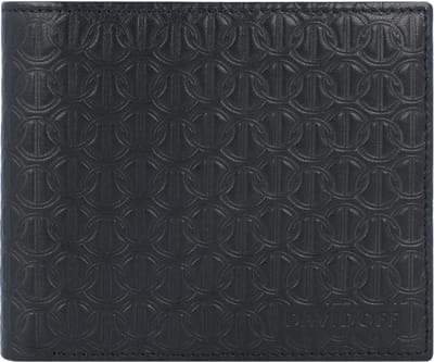 Davidoff Icon Portemonnee Leer 11.5 cm - Jongens - Horizontaal - schwarz
