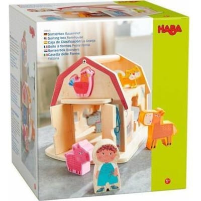 HABA Sorteerbox Boerderij Houten speelgoed