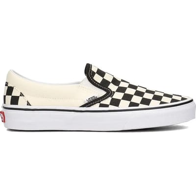 Vans Checkerboard Classic Slip-On Sneaker - Black / Off White